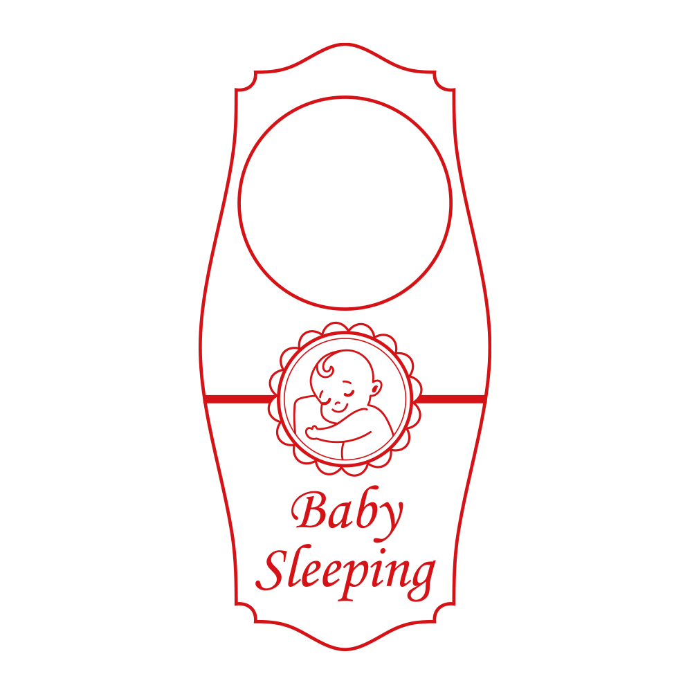 Signs ByLITA Baby Sleeping Door Hanger - Picture 56 of 75