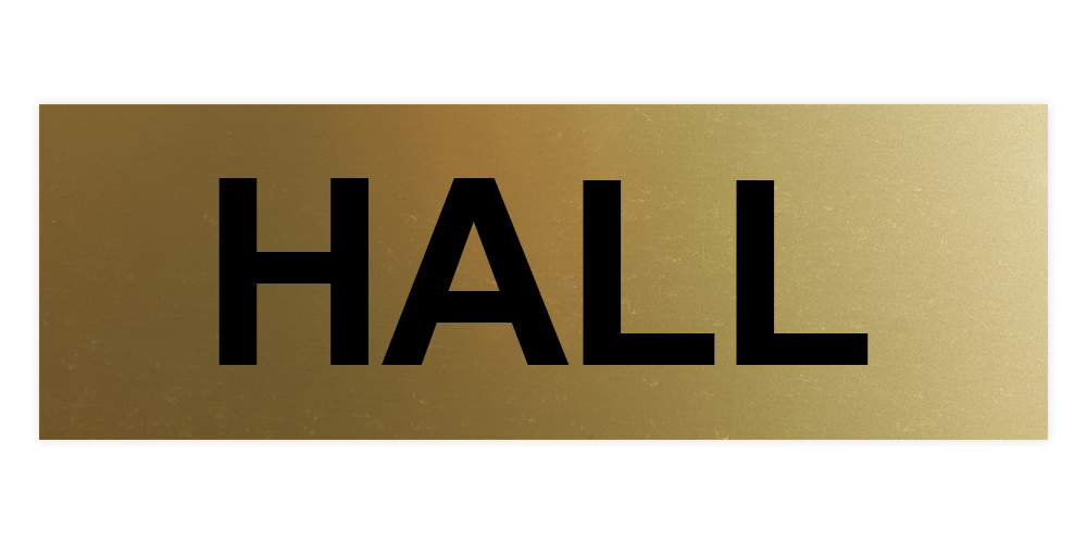 Basic Hall Wall or Door Sign - Picture 21 of 40