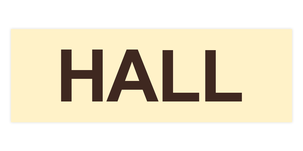 Basic Hall Wall or Door Sign - Picture 31 of 40