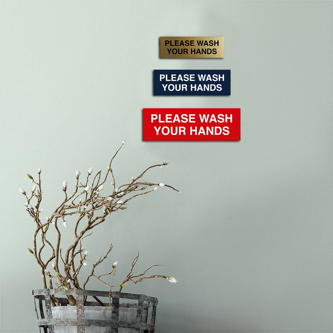 Basic Please Wash Your Hands Sign - Picture 10 of 95