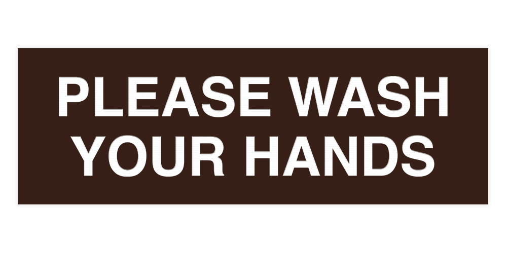 Basic Please Wash Your Hands Sign - Picture 26 of 95