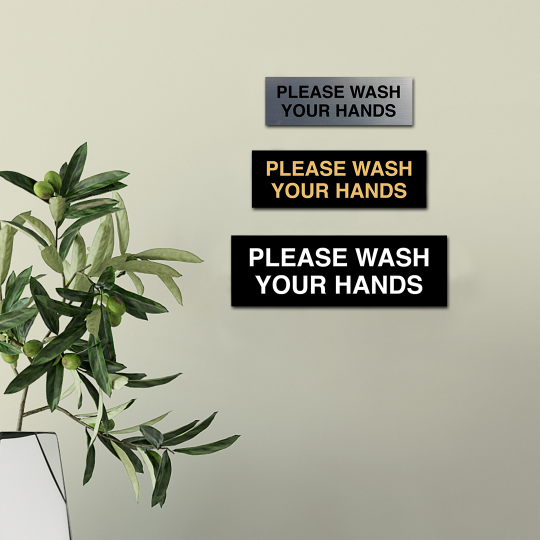 Basic Please Wash Your Hands Sign - Picture 49 of 95