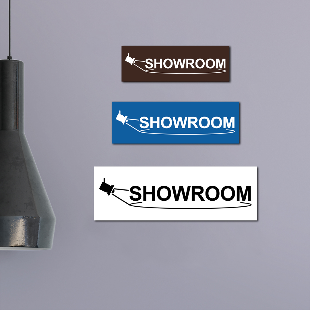 Basic Showroom Wall or Door Sign - Picture 12 of 40