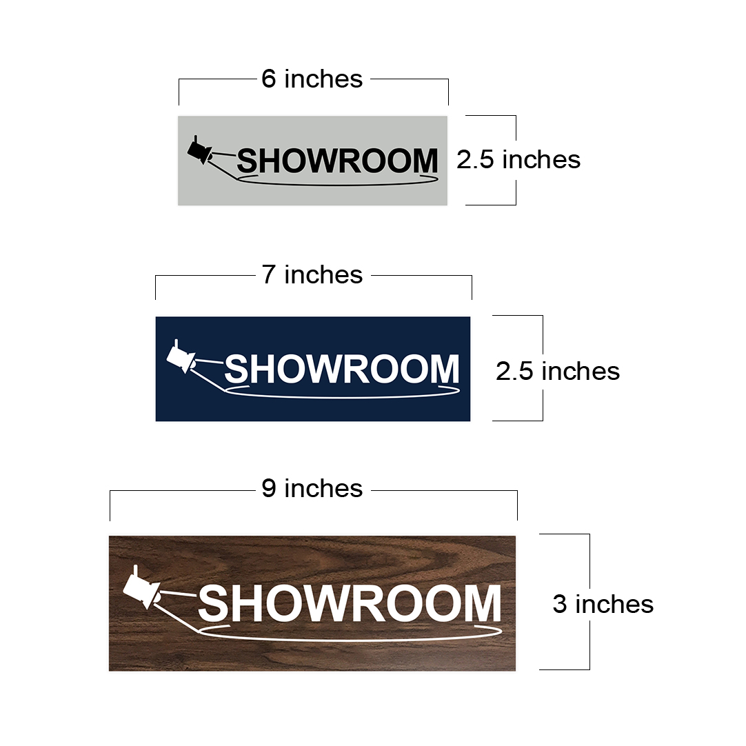 Basic Showroom Wall or Door Sign - Picture 40 of 40