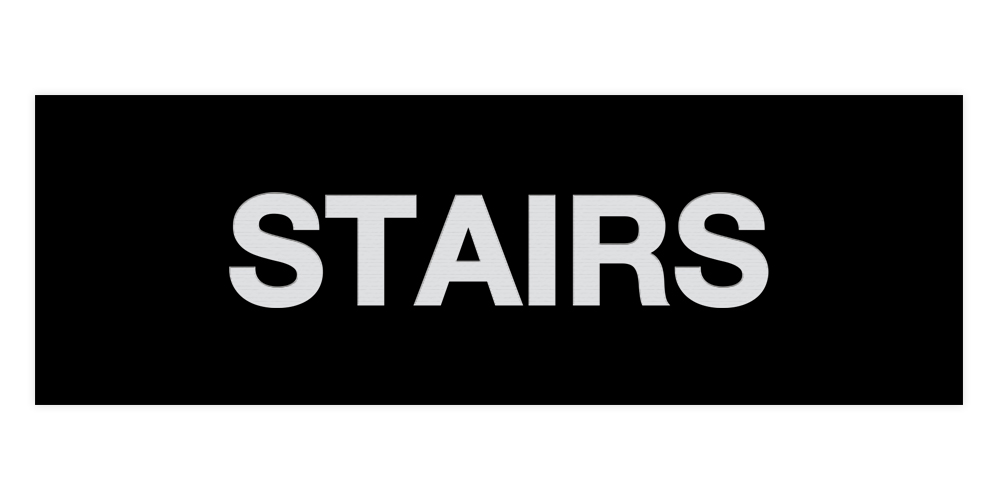 Basic Stairs Sign - Picture 16 of 95
