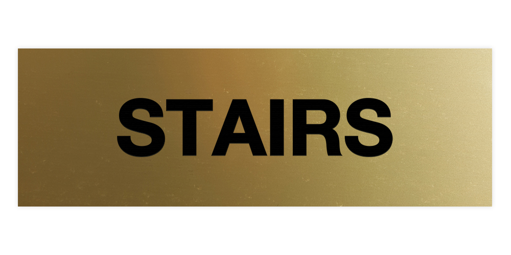 Basic Stairs Sign - Picture 31 of 95