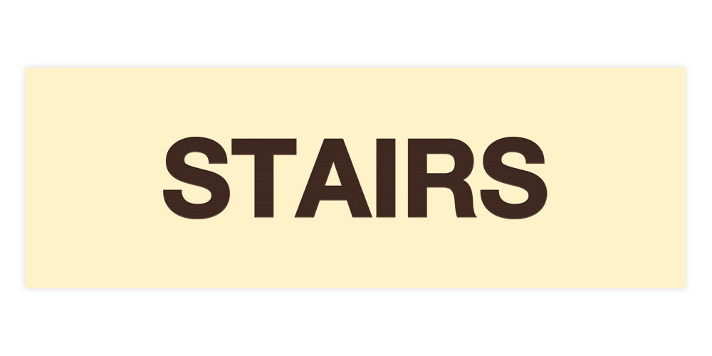 Basic Stairs Sign - Picture 36 of 95