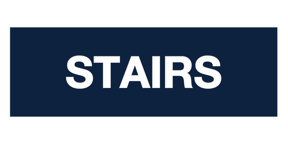 Basic Stairs Sign - Picture 56 of 95