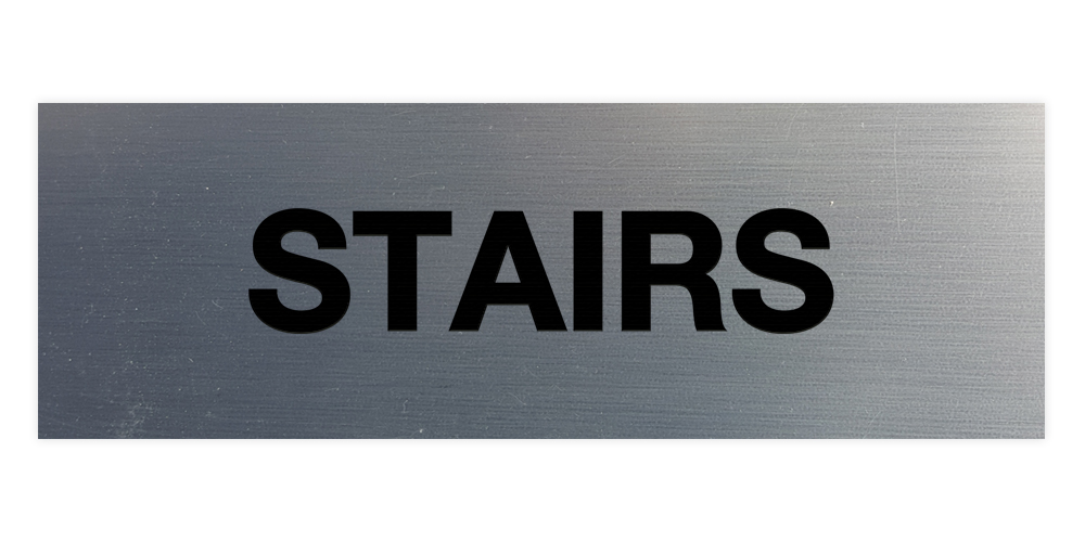 Basic Stairs Sign - Picture 71 of 95
