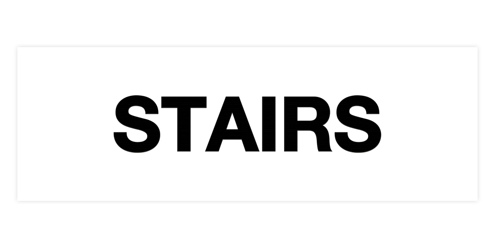 Basic Stairs Sign - Picture 76 of 95