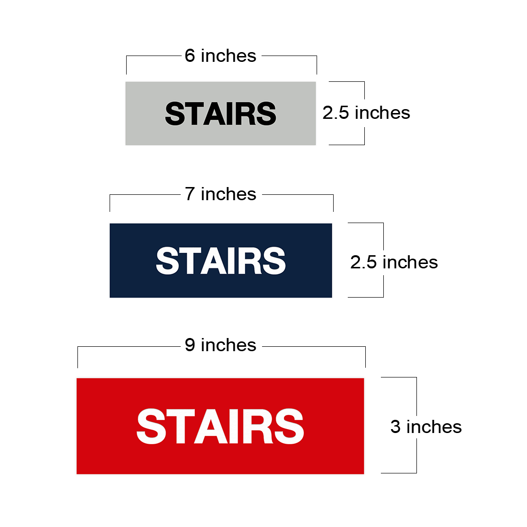 Basic Stairs Sign - Picture 77 of 95