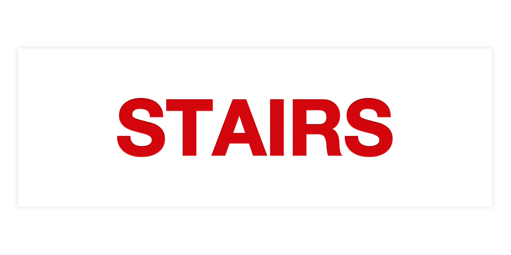 Basic Stairs Sign - Picture 81 of 95