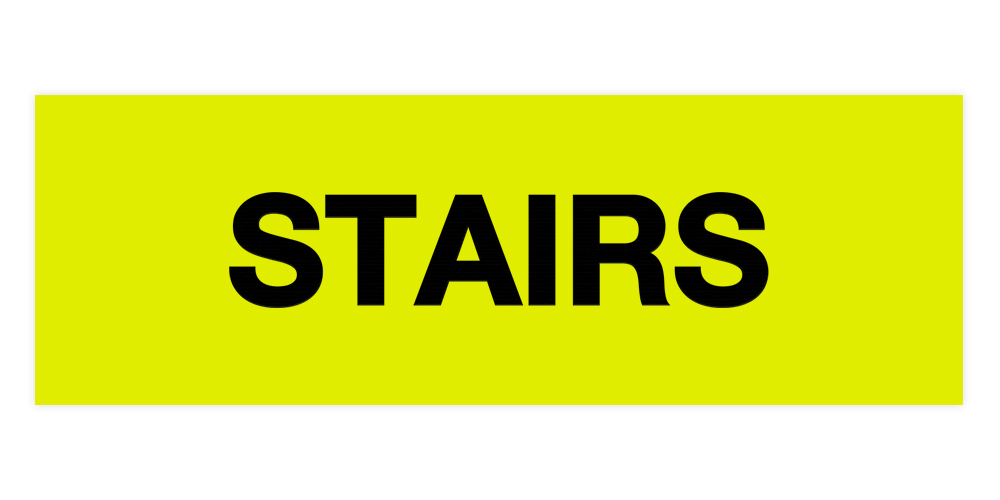 Basic Stairs Sign - Picture 91 of 95