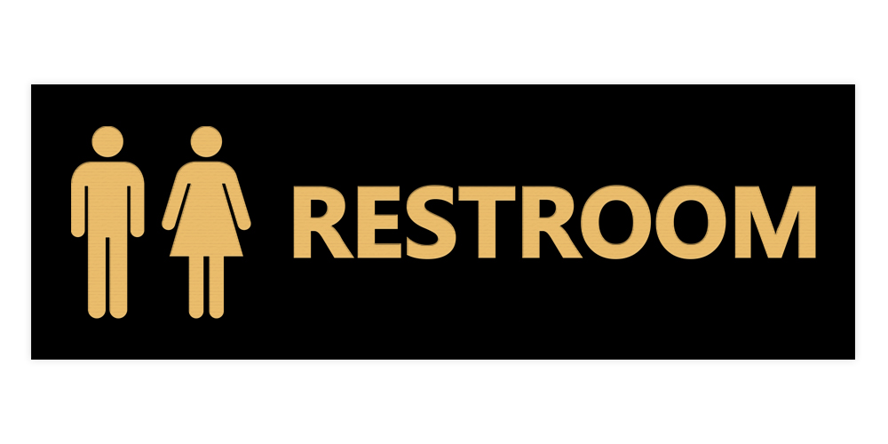 Basic Unisex Toilettenschild - Bild 6 von 95