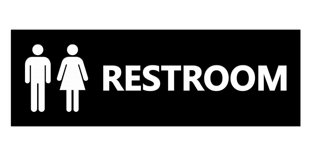 Basic Unisex Toilettenschild - Bild 11 von 95