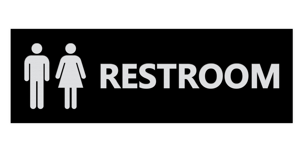 Basic Unisex Toilettenschild - Bild 16 von 95