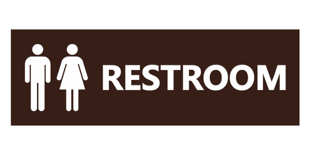 Basic Unisex Toilettenschild - Bild 26 von 95