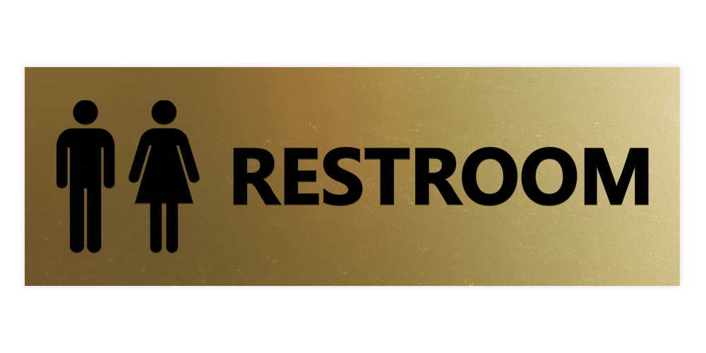 Basic Unisex Toilettenschild - Bild 31 von 95