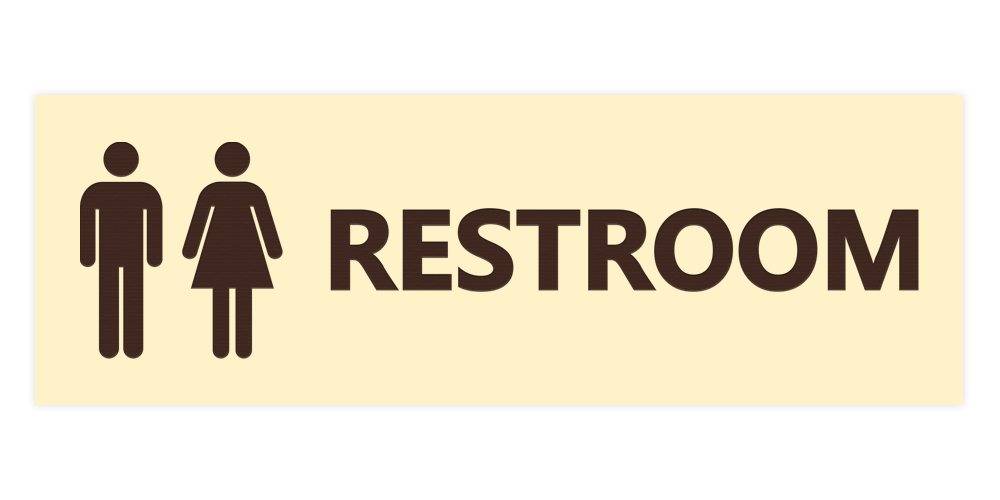 Basic Unisex Toilettenschild - Bild 36 von 95