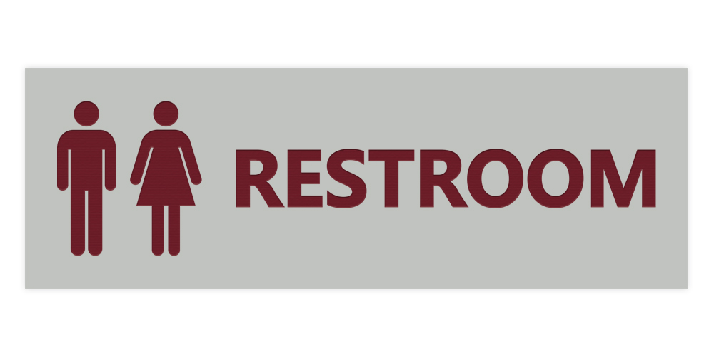 Basic Unisex Toilettenschild - Bild 41 von 95