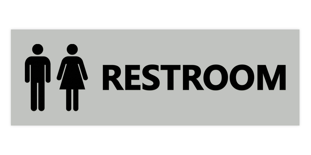 Basic Unisex Toilettenschild - Bild 46 von 95