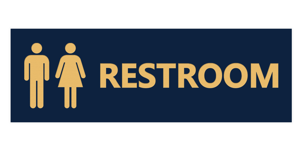 Basic Unisex Toilettenschild - Bild 51 von 95