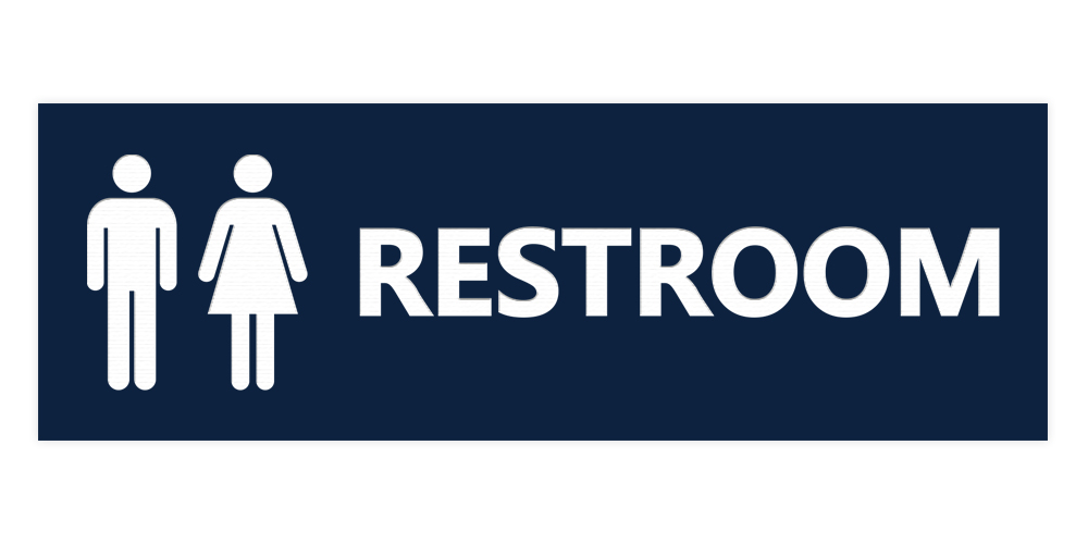 Basic Unisex Toilettenschild - Bild 56 von 95