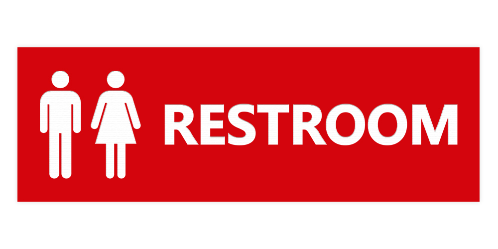Basic Unisex Toilettenschild - Bild 61 von 95