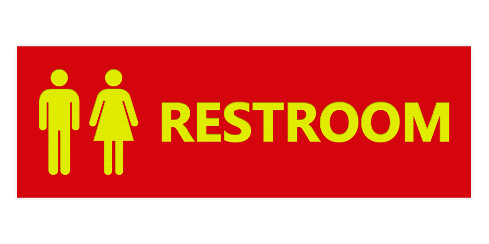 Basic Unisex Toilettenschild - Bild 66 von 95