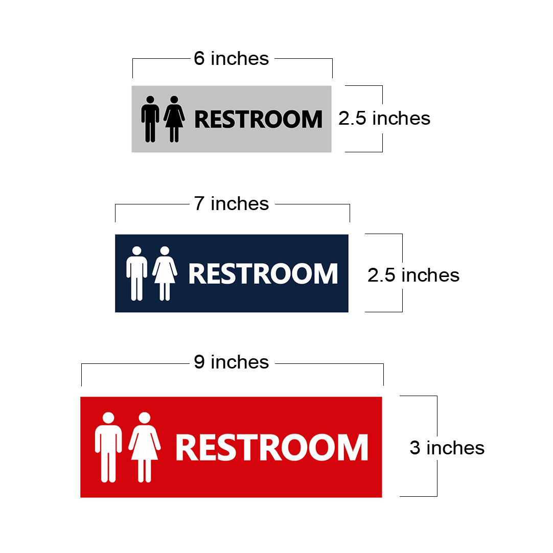 Basic Unisex Toilettenschild - Bild 77 von 95