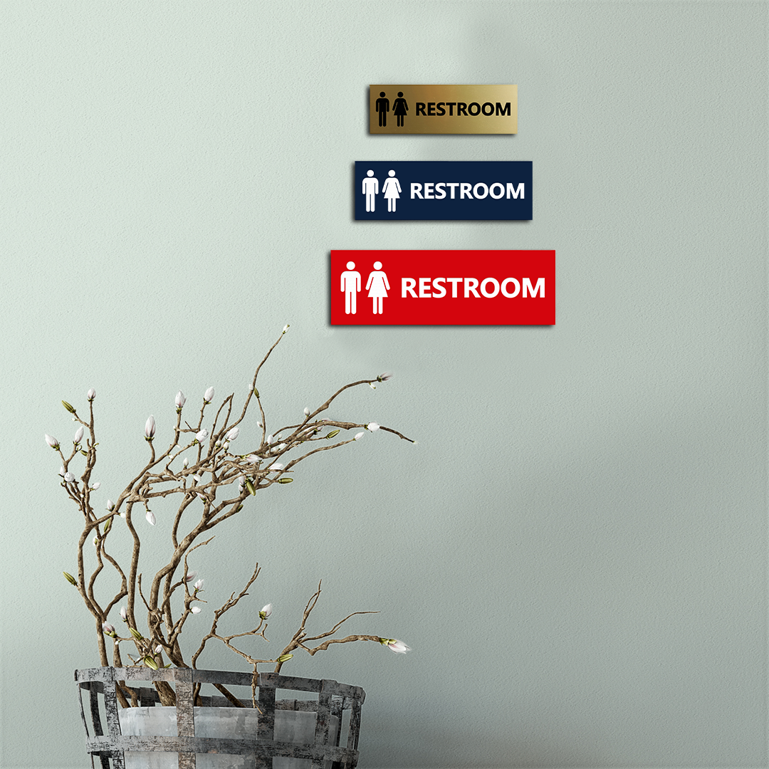 Basic Unisex Toilettenschild - Bild 80 von 95