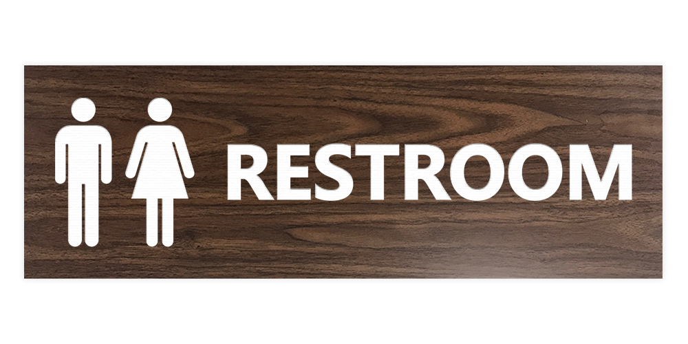Basic Unisex Toilettenschild - Bild 86 von 95