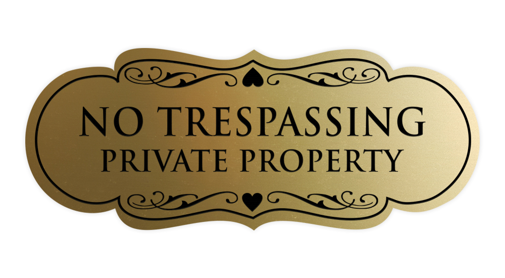 Designer No Trespassing Privatgrundstück Schild - Bild 25 von 96