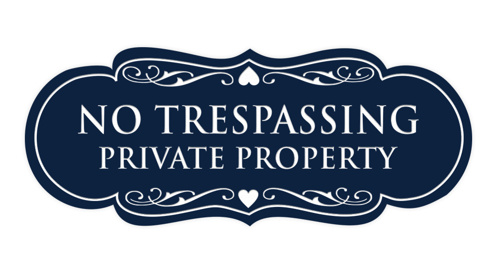 Designer No Trespassing Privatgrundstück Schild - Bild 55 von 96