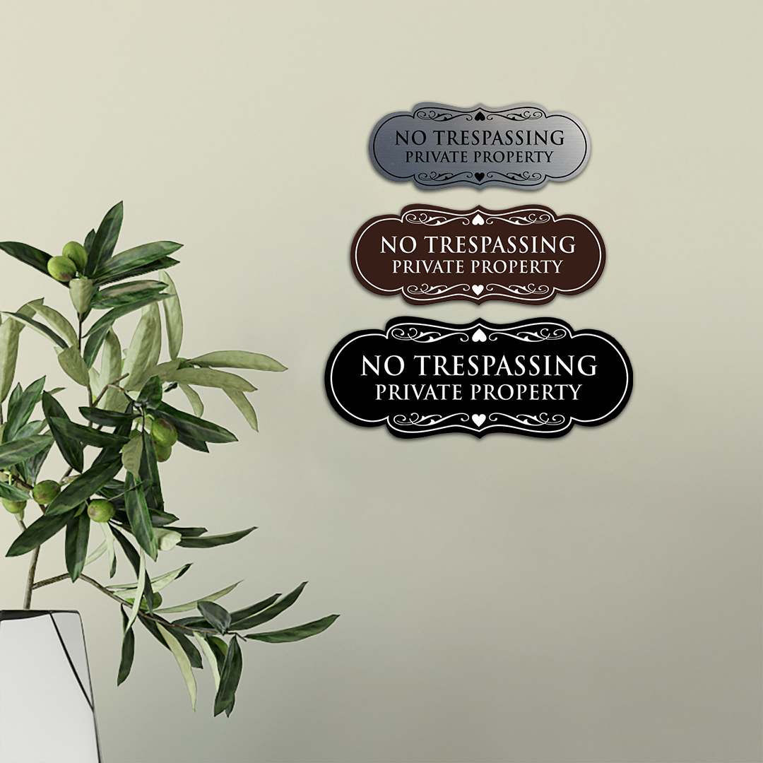 Designer No Trespassing Privatgrundstück Schild - Bild 70 von 96