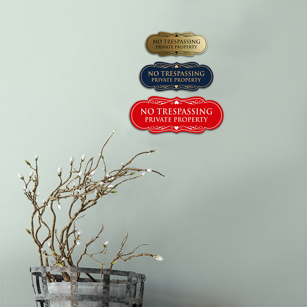 Designer No Trespassing Privatgrundstück Schild - Bild 95 von 96