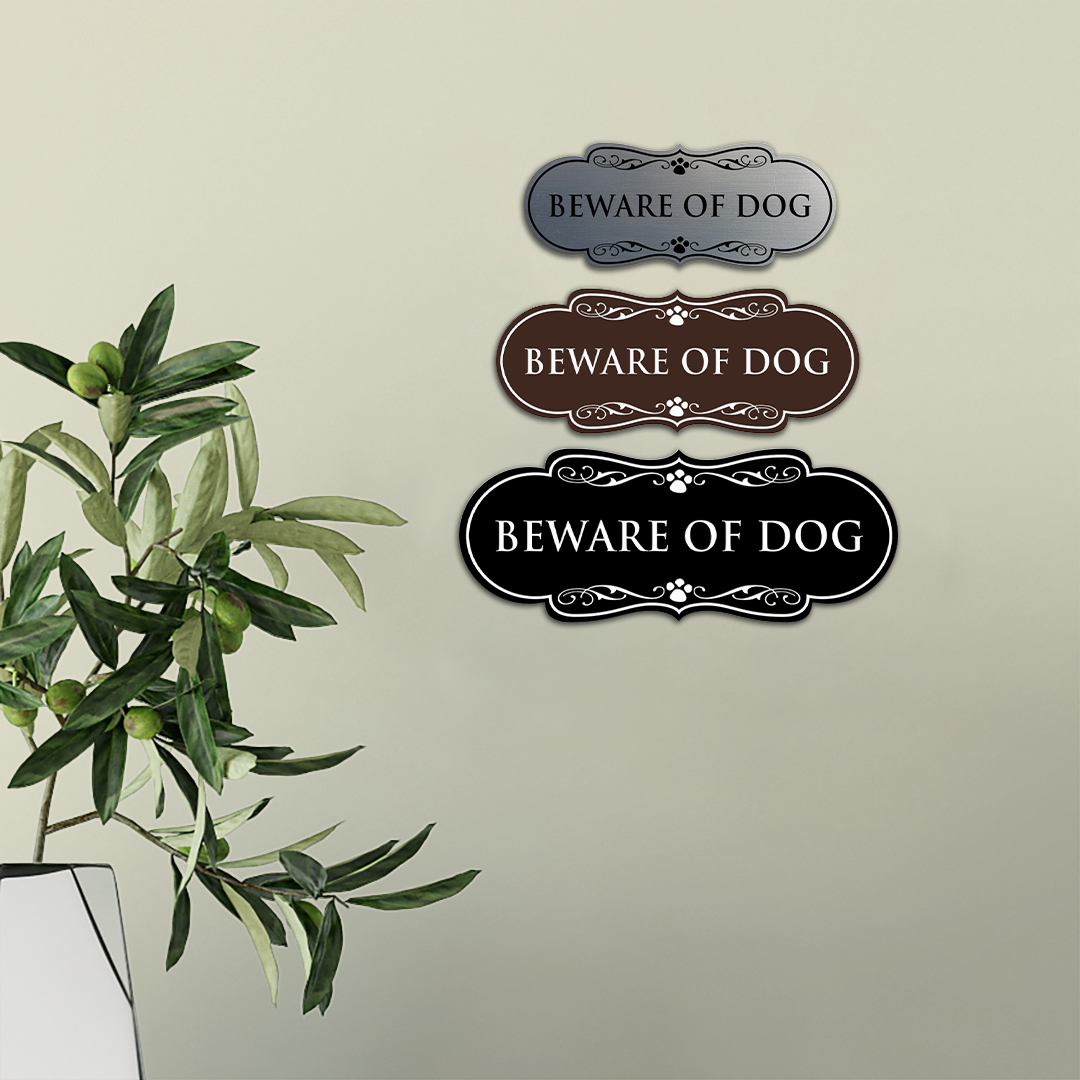 Letrero de diseñador cuidado con perro - Imagen 10 de 84