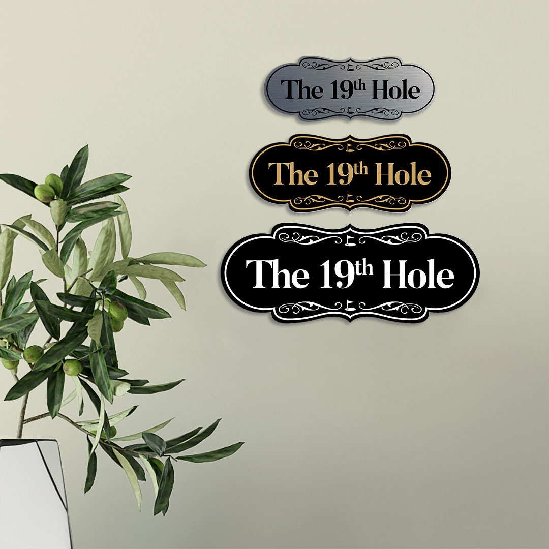 Signs ByLITA Designer The 19th Hole Wall or Door Sign - Picture 19 of 64