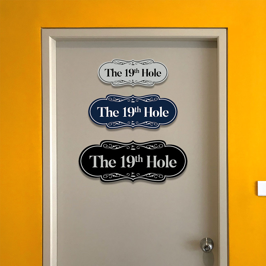 Signs ByLITA Designer The 19th Hole Wall or Door Sign - Picture 30 of 64