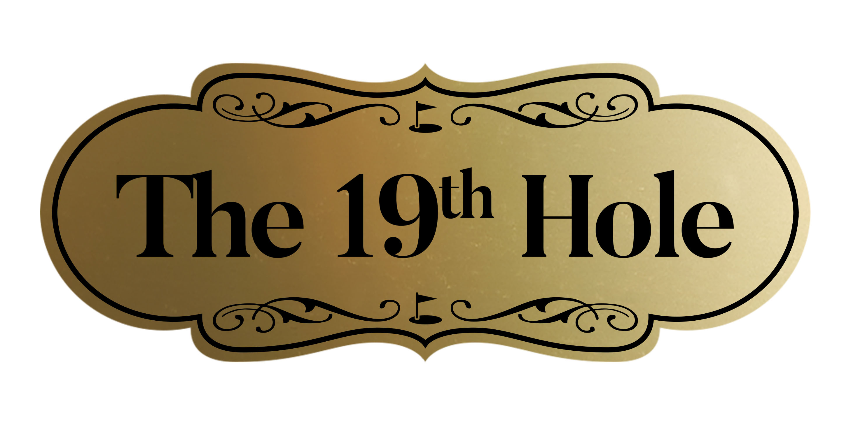 Signs ByLITA Designer The 19th Hole Wall or Door Sign - Picture 33 of 64