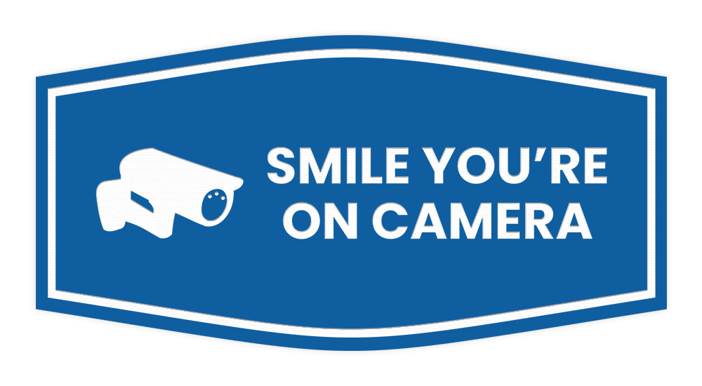 Fancy Smile You're On Camera Wand- oder Türschild - Bild 16 von 50