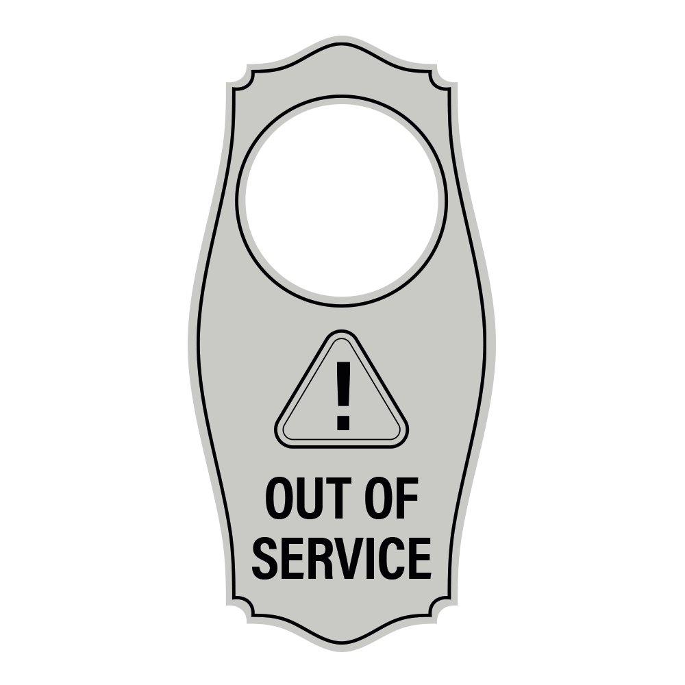 Colgador de puerta fuera de servicio Signs ByLITA - Imagen 67 de 76