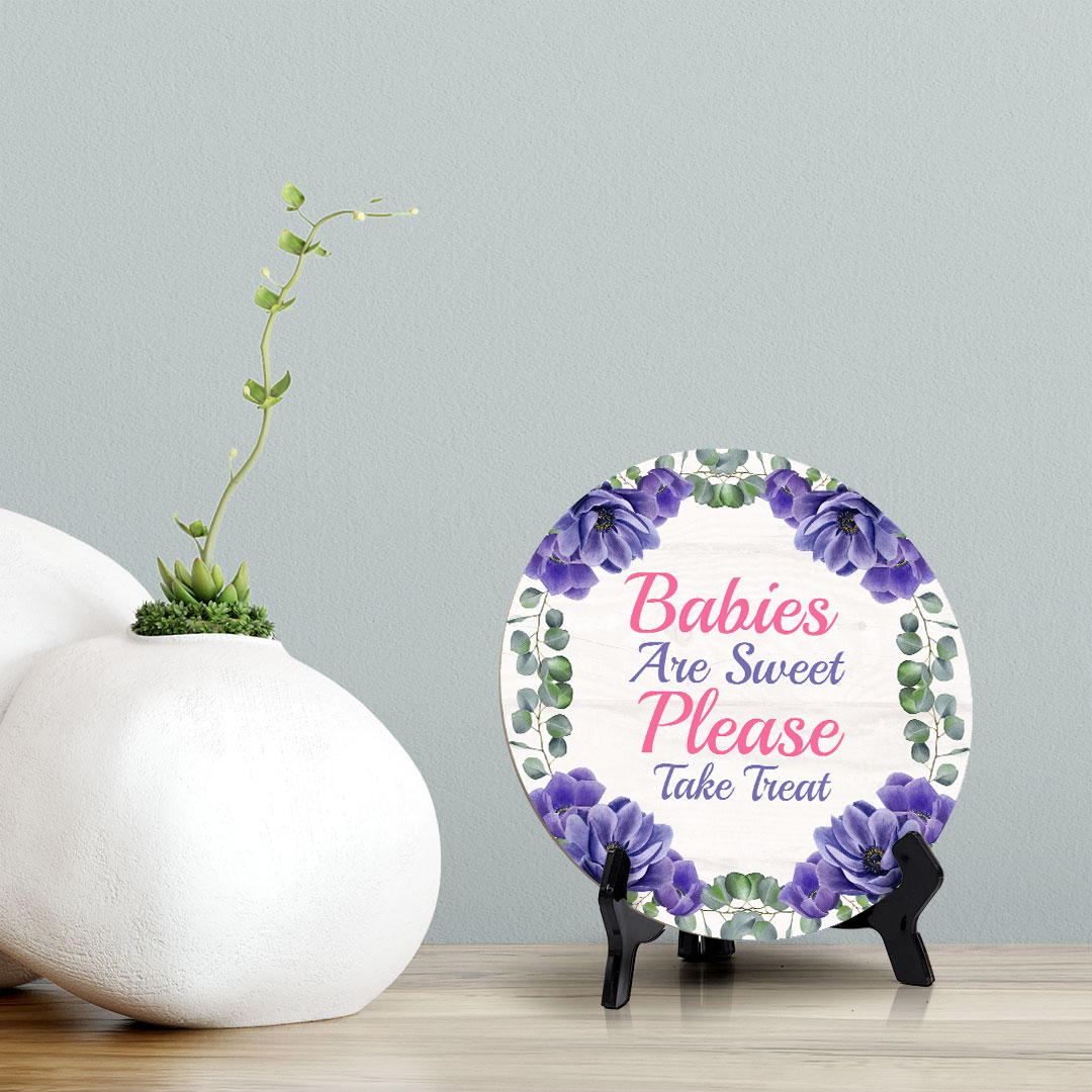 Signs ByLITA Baby Shower Decoration Circle Table Signs | Baby Party Signs - Picture 25 of 83