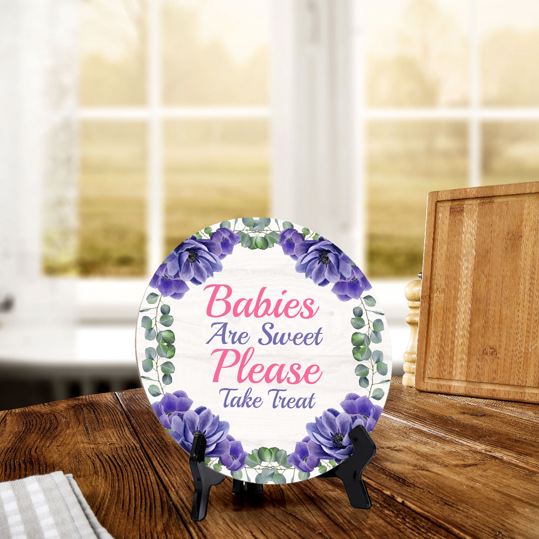 Signs ByLITA Baby Shower Decoration Circle Table Signs | Baby Party Signs - Picture 22 of 83