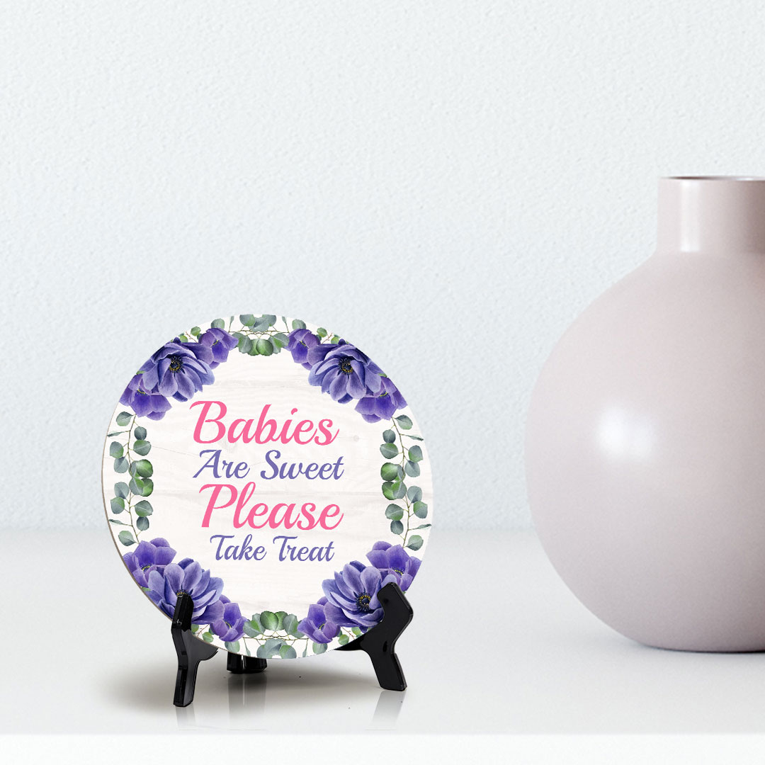 Signs ByLITA Baby Shower Decoration Circle Table Signs | Baby Party Signs - Picture 26 of 83