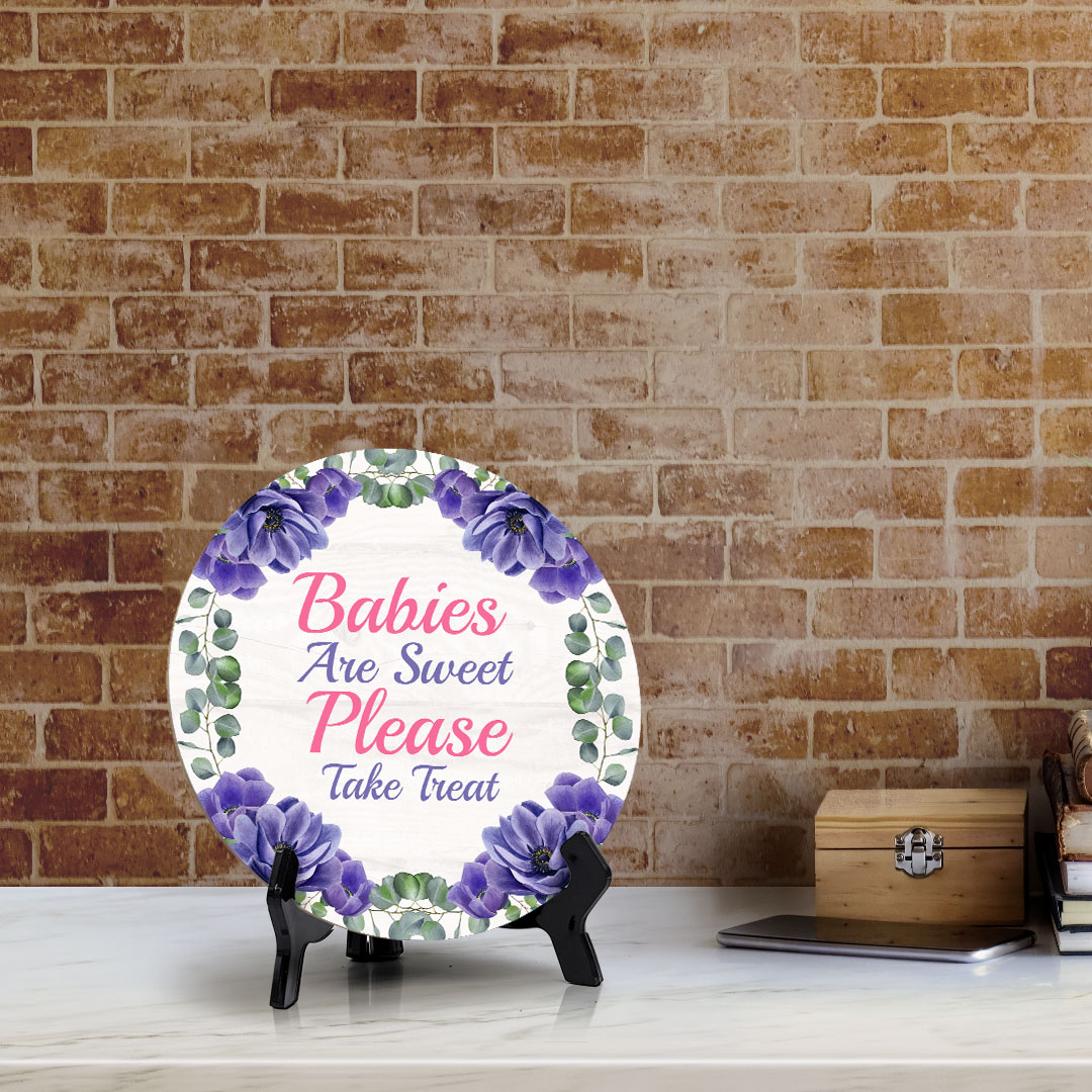 Signs ByLITA Baby Shower Decoration Circle Table Signs | Baby Party Signs - Picture 23 of 83