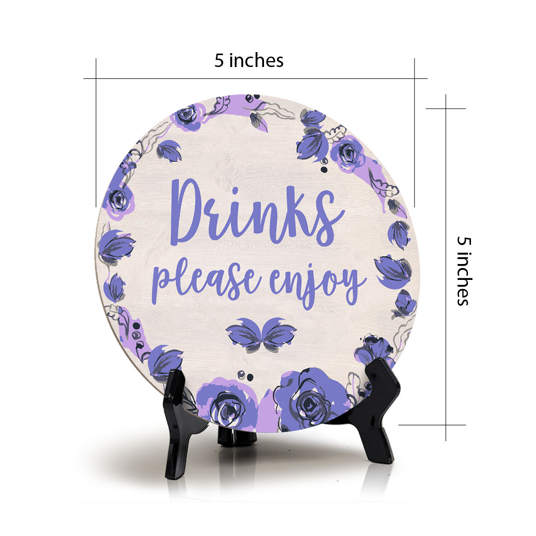Signs ByLITA Baby Shower Decoration Circle Table Signs | Baby Party Signs - Picture 45 of 83