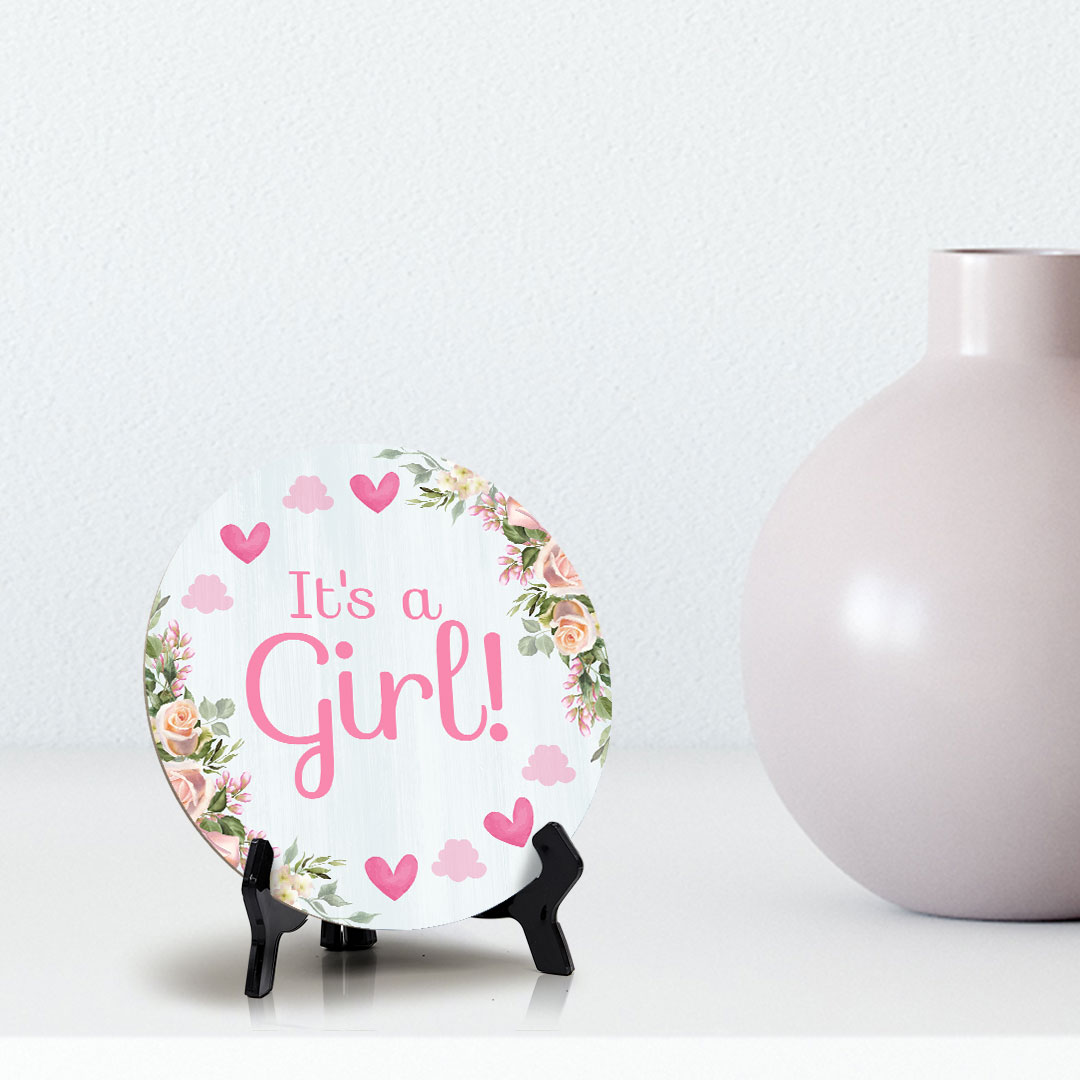 Signs ByLITA Baby Shower Decoration Circle Table Signs | Baby Party Signs - Picture 80 of 83