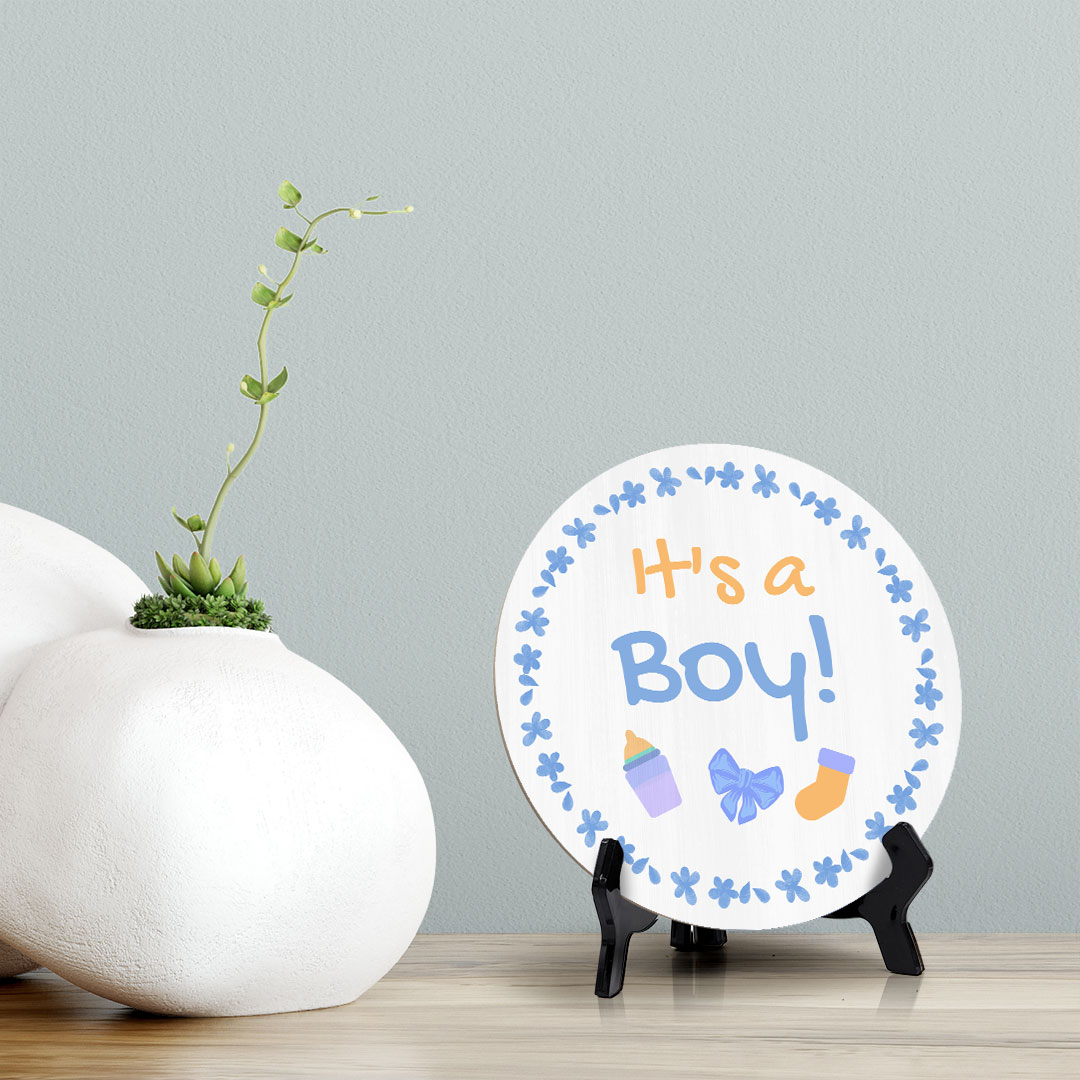 Signs ByLITA Baby Shower Decoration Circle Table Signs | Baby Party Signs - Picture 70 of 83