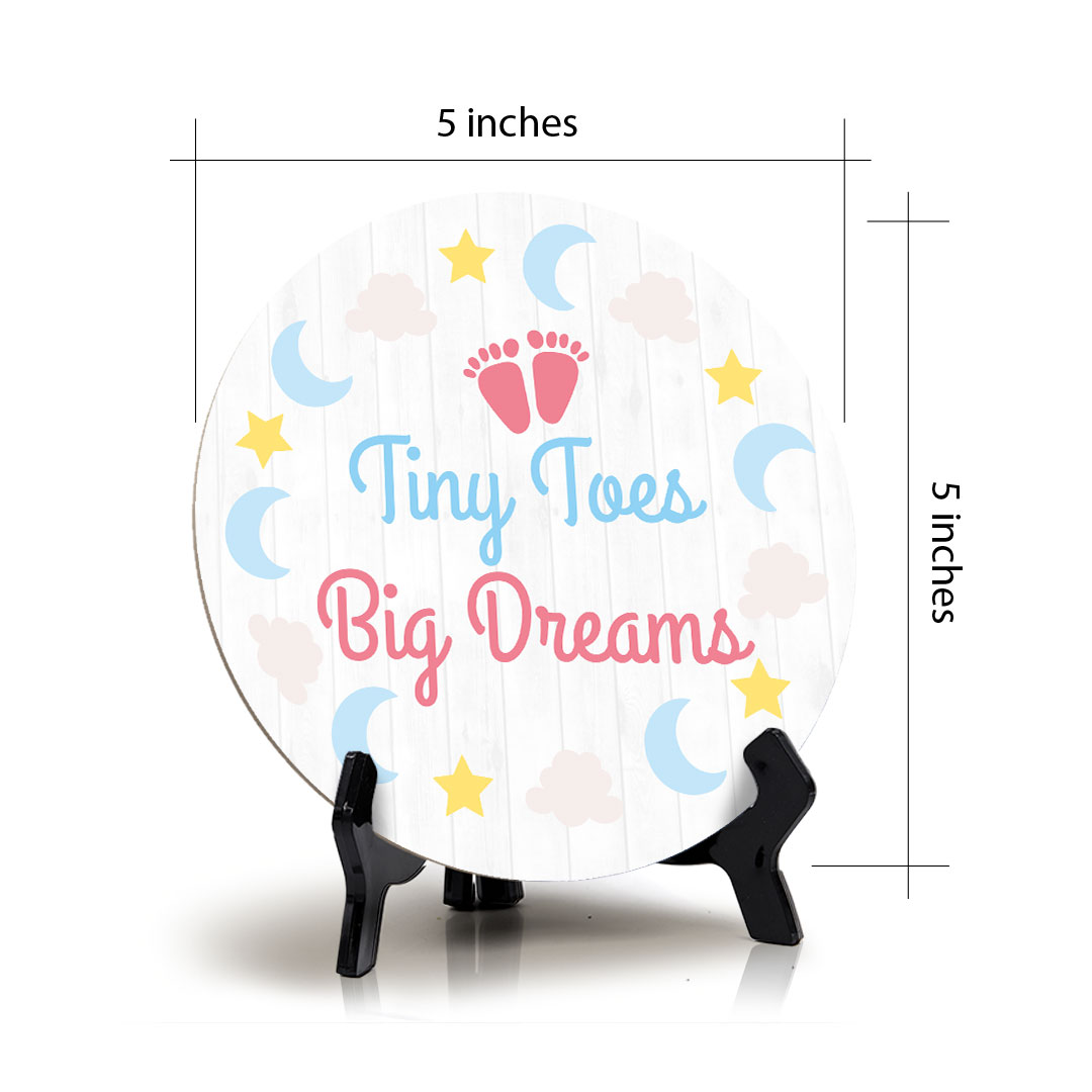 Signs ByLITA Baby Shower Decoration Circle Table Signs | Baby Party Signs - Picture 54 of 83